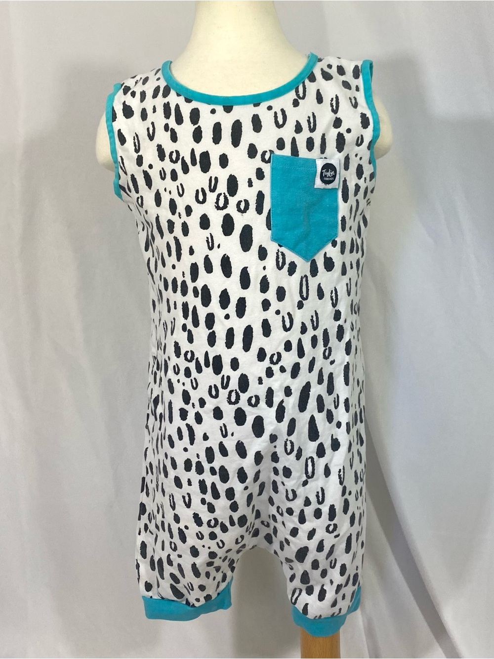 Kid’s Taylin Threads Animal Print Harem Romper 3T 4T Sleeveless
